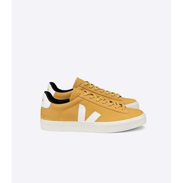 Orange Women's Veja CAMPO NUBUCK Low Tops Sneakers | AU 598DFM